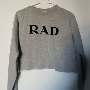 Brandy Melville rare RAD cropped sweater S